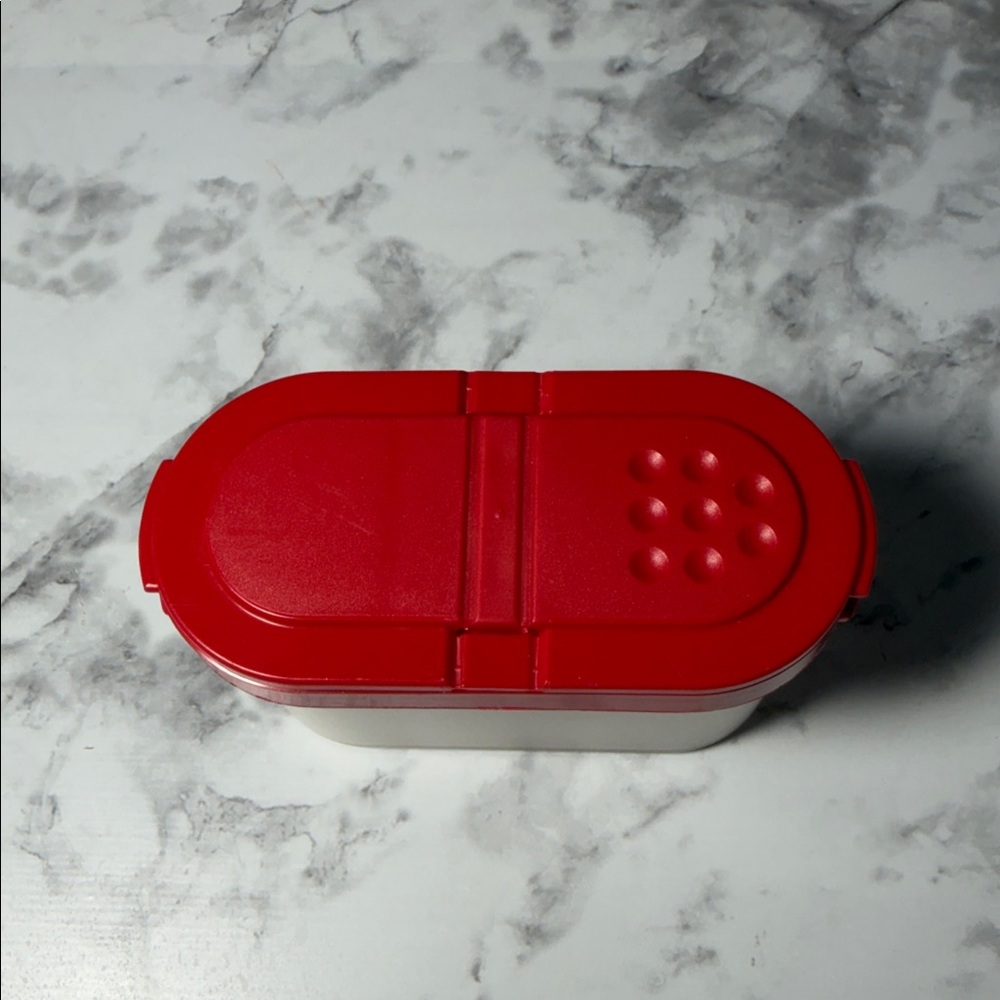 Red and Clear Food Storage Container - Picture 2 of 8